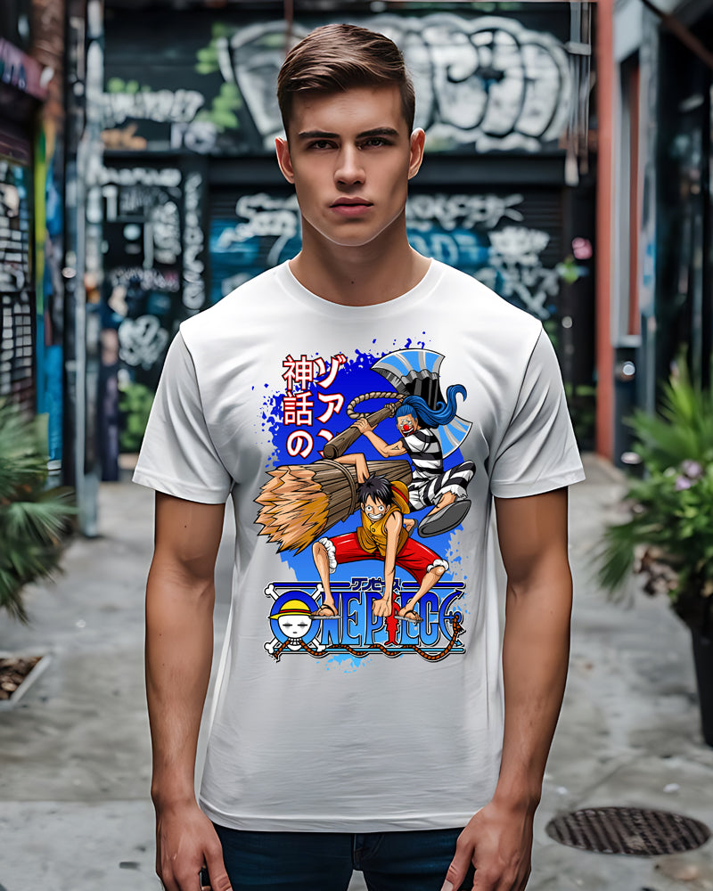 Anime character DTF transfer with dynamic full-color detail